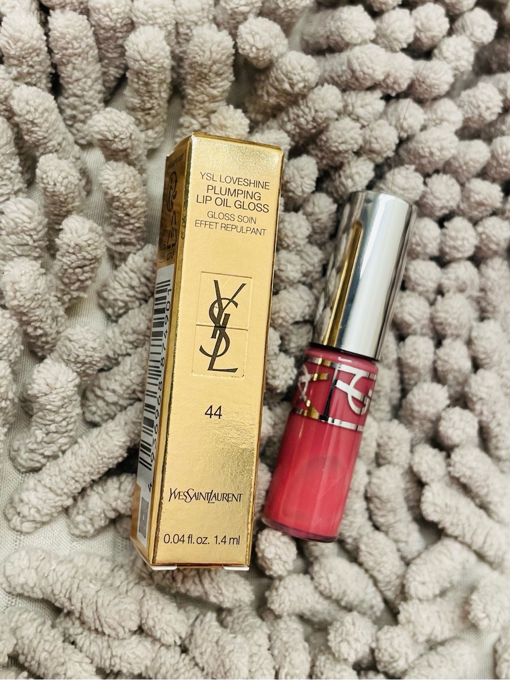 Yves Saint Laurent LoveShine Plumping Lip Oil Gloss - Nude, 0.04 fl oz